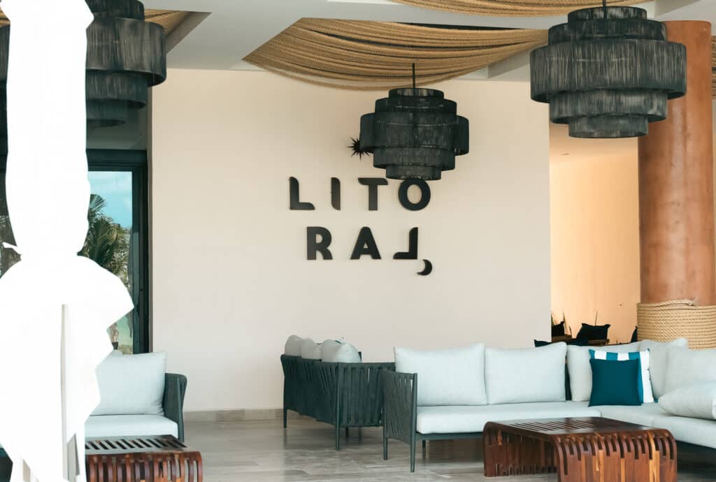 lounge area beach front Litoral Beach Apartaments Real estate chicxulub mexico merida videography utah corporate videographers