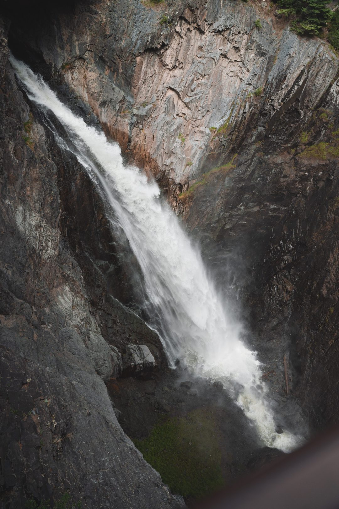 stunning beautiful gorgeous waterfall Bear Creek Falls Ouray Colorado